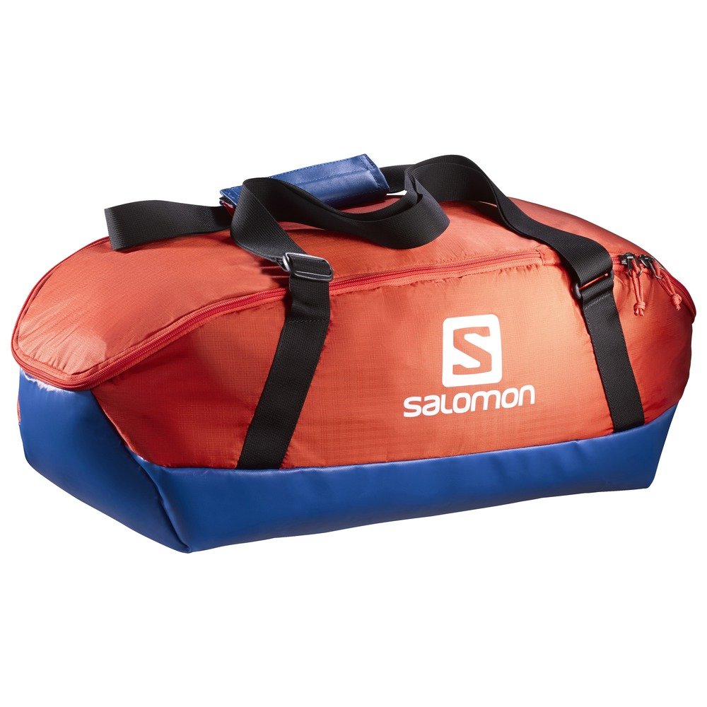 Salomon Unisex Viaje Prolog Travel Bag - Lava Orange/Blue, 40 Litres