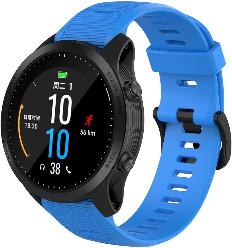 ISABAKE Strap for Forerunner 945/935, 22mm Silicone Watch Band for Forerunner 955/965, Garmin Fenix 6/5, Quatix 5 - Image 3