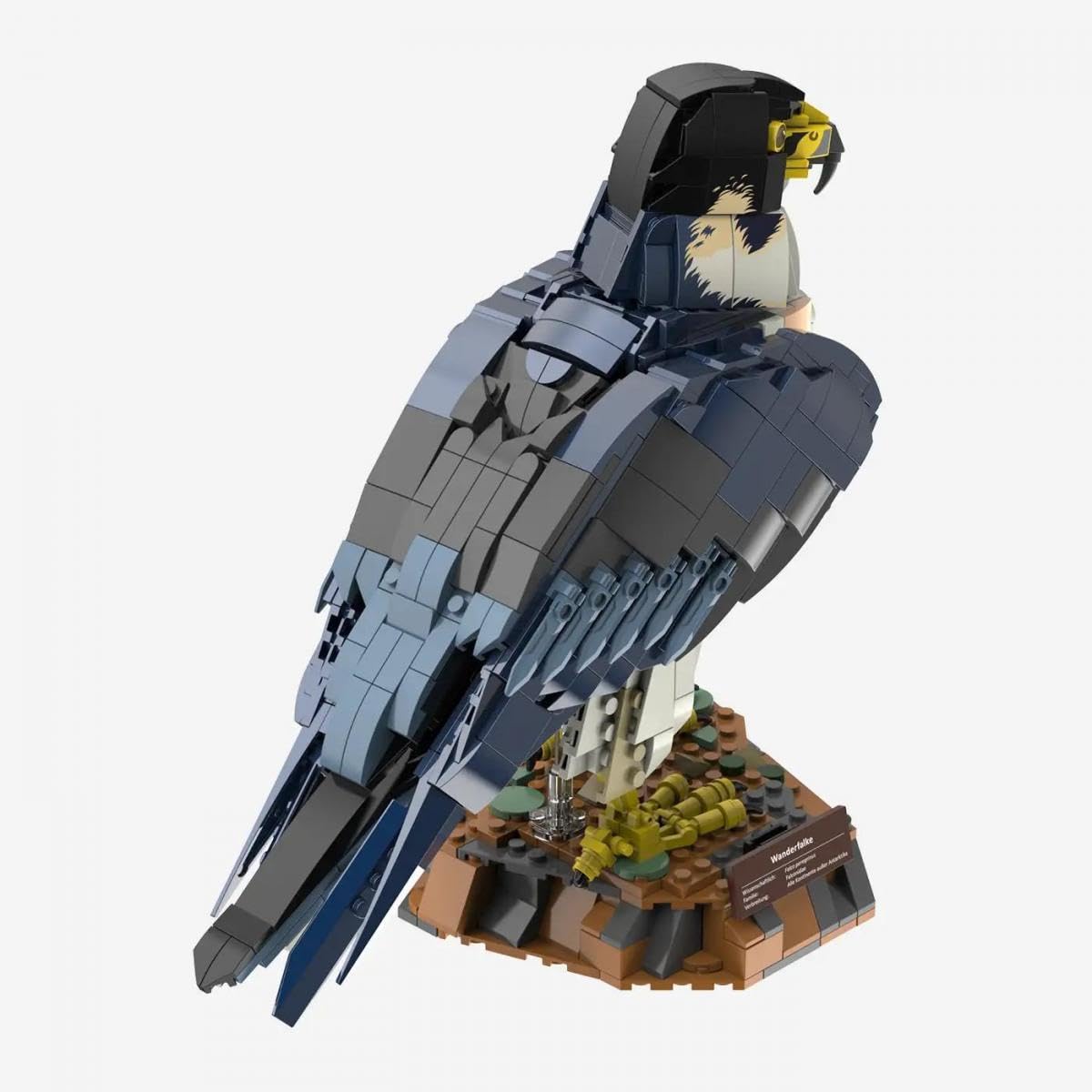 BlueBrixx Pro 108694 – Wanderfalke aus Klemmbausteinen mit 1067 Bauelementen 2
