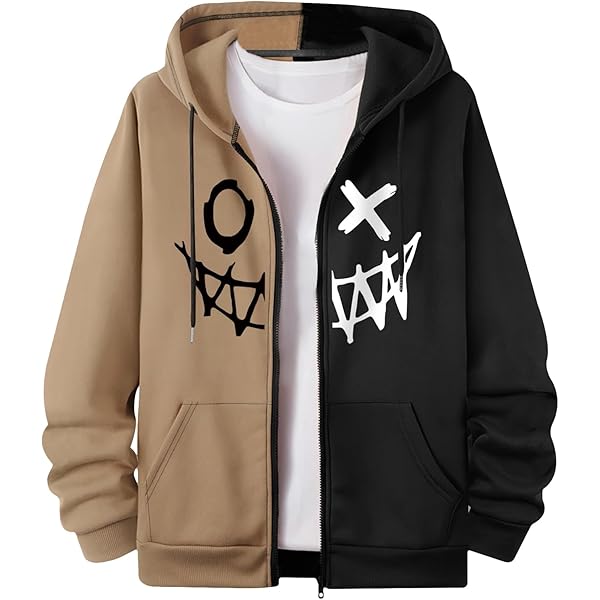 Amazon.com: COZYEASE Boys'Zip Up Hoodies Graphic Long Sleeve