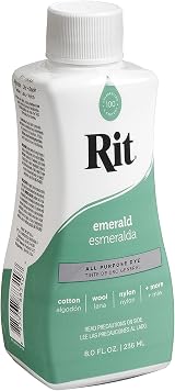 Rit Nakoma Rit Liquid Dye Emerald 8oz Emerald Dye for Fabrics Wood More view 2
