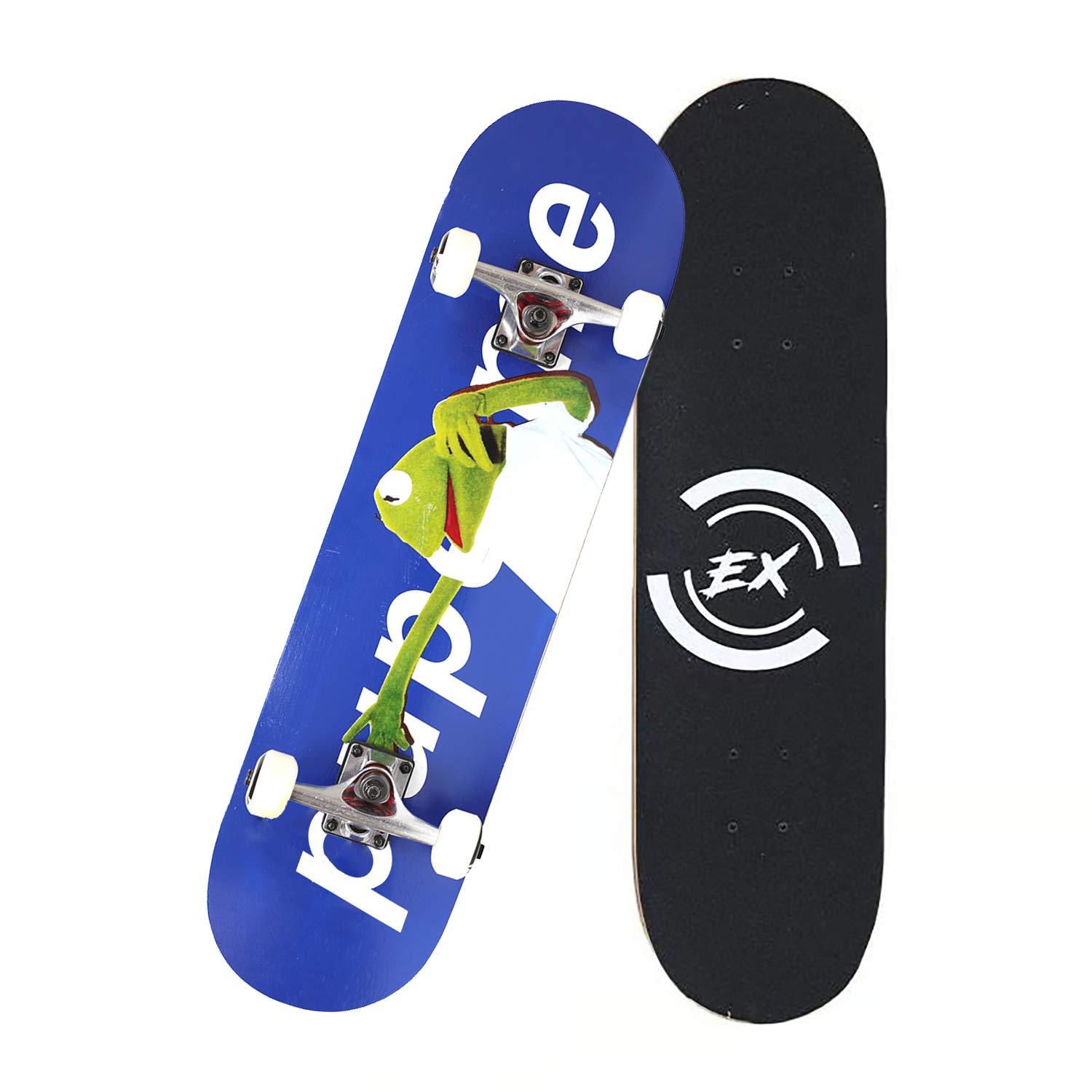 Pro Skateboard 31" X 8" Standard Skateboards Cruiser Complete Canadian Maple 9 Layers Double