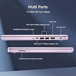 HP 14 Student-Laptop Back to School, Quad-Core