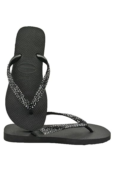 swarovski flip flops