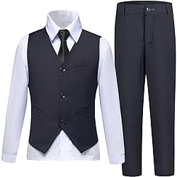 Boys Suit Slim Fit Kids Dark Grey sutis for Boys