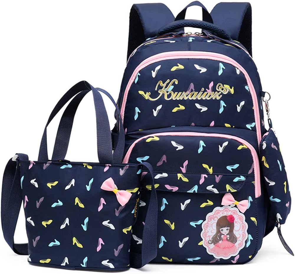 Schulrucksack Für Mädchen – Mit Federmäppchen, Bunt & Praktisch, Geschenk Zum Schulanfang