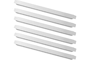 FOLKSFIELD 6-Pack 12 inch Stainless Steel Steam Table Adapter Bars – Durable Divider Rods for Hotel Pan Configuration, Fits Full or Fractional Size Pans, Commercial Kitchen Use (6)