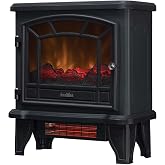 duraflame&reg; Infrared Quartz Electric Fireplace Stove Heater, Black
