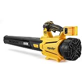 Cordless Leaf Blower Compatible with Dewalt 20V Max Battery (Tool Only), 40V Dual Battery Powered Yard Blower, Brushless Motor, Up to 570 CFM 145 MPH Turbo, 3-Speed Control,Low Noise &amp; Heavy-Duty