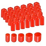 uxcell 100pcs Round Rubber End Caps