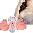 Jrcfnss Electric Breast Massager, Waterproof Chest Enhancer USB Electric Chest Augmentation with Hot Compress Function for Lift Enlarge and Care