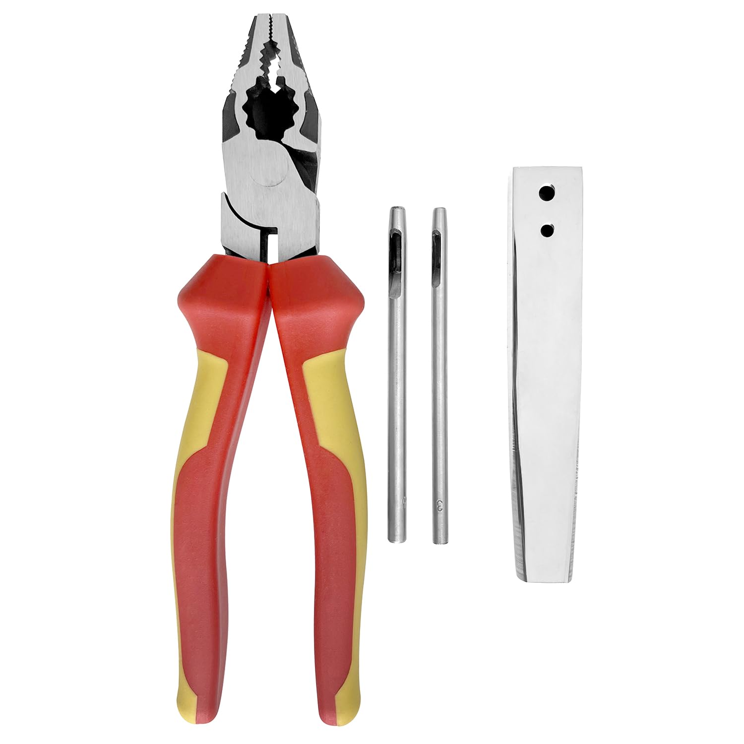 Leather Copper Rivet Setter Fastener Kit with Cutting Pliers and Hole Punch