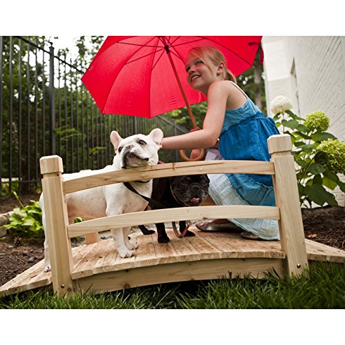 Coral Coast Harrison 4-ft. Wood Garden Bridge