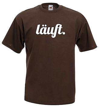 lustiges Herren T-Shirt LÄUFT Funshirt