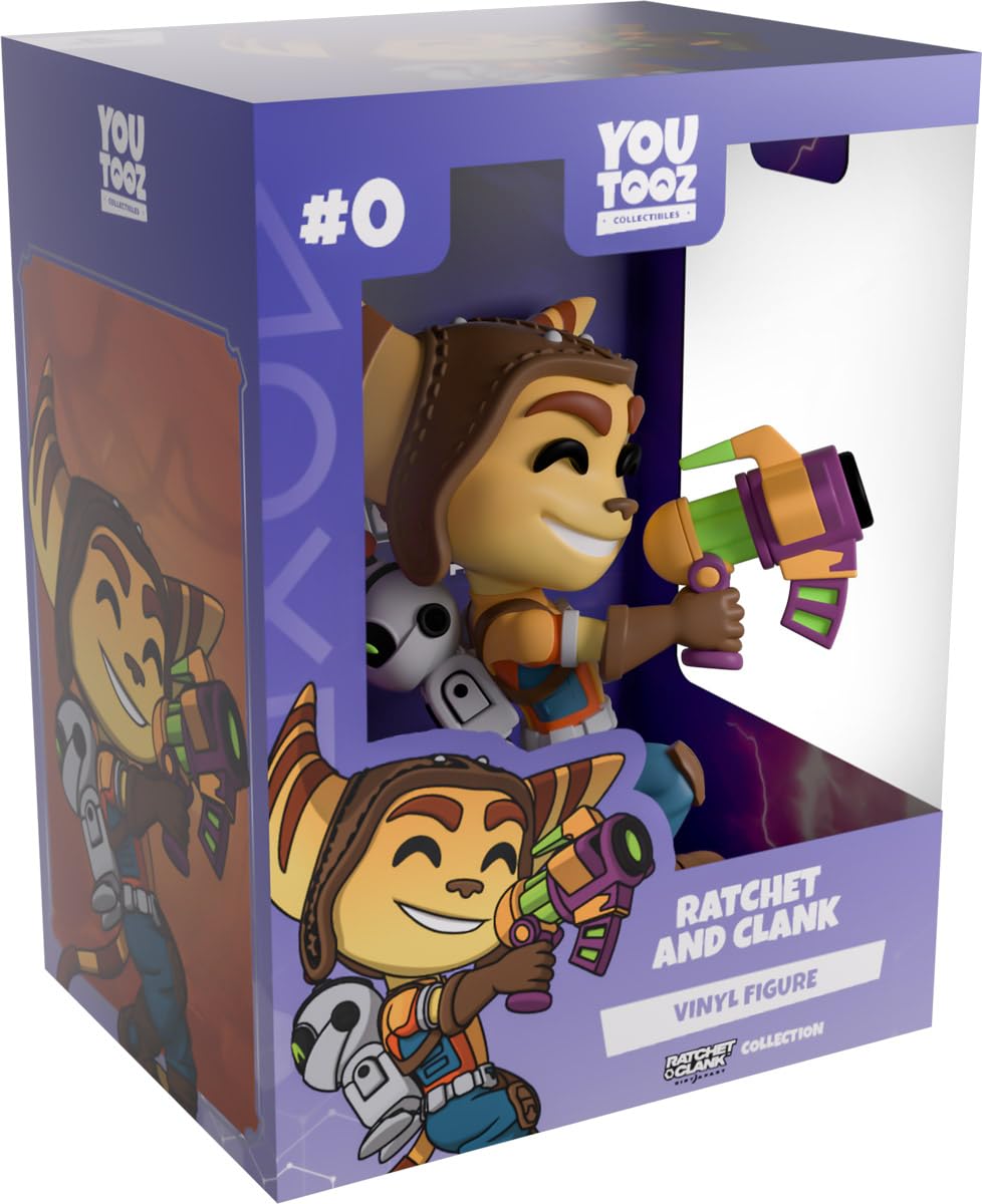 Youtooz Ratchet & Clank Duo 4.7" Vinyl Figure - Collectible Ratchet & Clank Action Figure from PlayStation