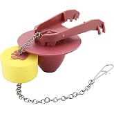 2 Inch Toilet Flapper with Float Replacement Compatible with Kohler GP1105825, Fit 1.28 gpf Toilet with Stainless Chain and Float, 1 Pack
