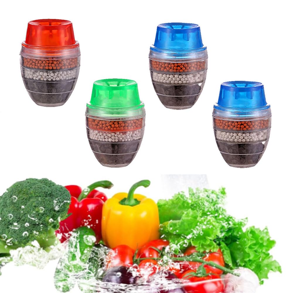 3 Pcs Faucet Mount Filters Faucet Water Purifier Mini Filter Faucet for Kitchen Home Bathroom