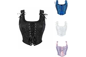 YYKSYDPT Women's Vintage Floral Pattern Corset Renaissance Corset Top Medieval Luxury Shaping Underwear Bone Lace-Up Camisole