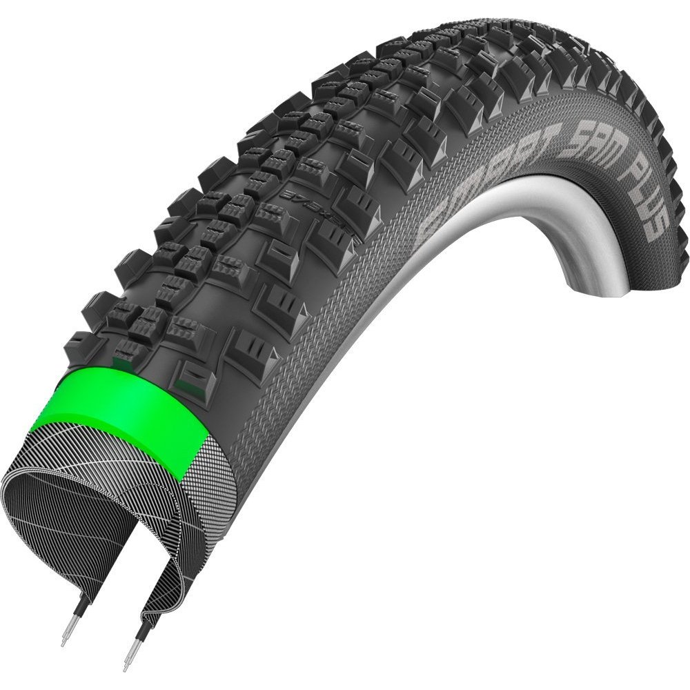 Schwalbe 318272 - tire smart sam plus 29x2.25 greenguard hs476 snakeskin performance line rigida