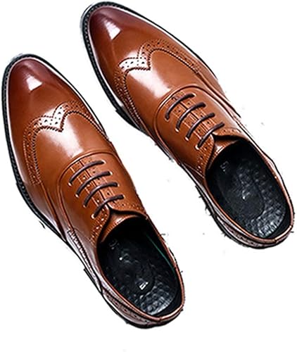 Amazon ブウケ ビジネスシューズ メンズ 紳士靴 革靴 高級靴 ドレスシューズ 皮鞋 軽量 履き心地 通気 快適 抗菌 滑り止め ストレートチップ 内羽根 ポインテッドトゥ 通勤 普段用 履きやすい ウイングチップ レースアップ オフィス 食事会 同窓会 ビジネスシューズ