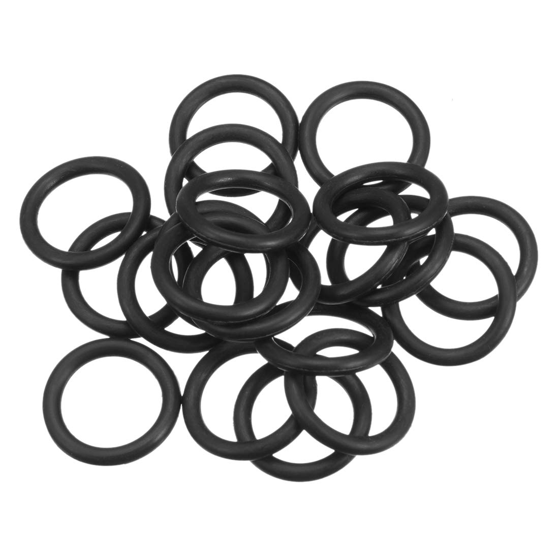 sourcing map Nitrile Rubber O-Rings 22mm OD 15.8mm ID 3.1mm Width, Metric Sealing Gasket, Pack of 20