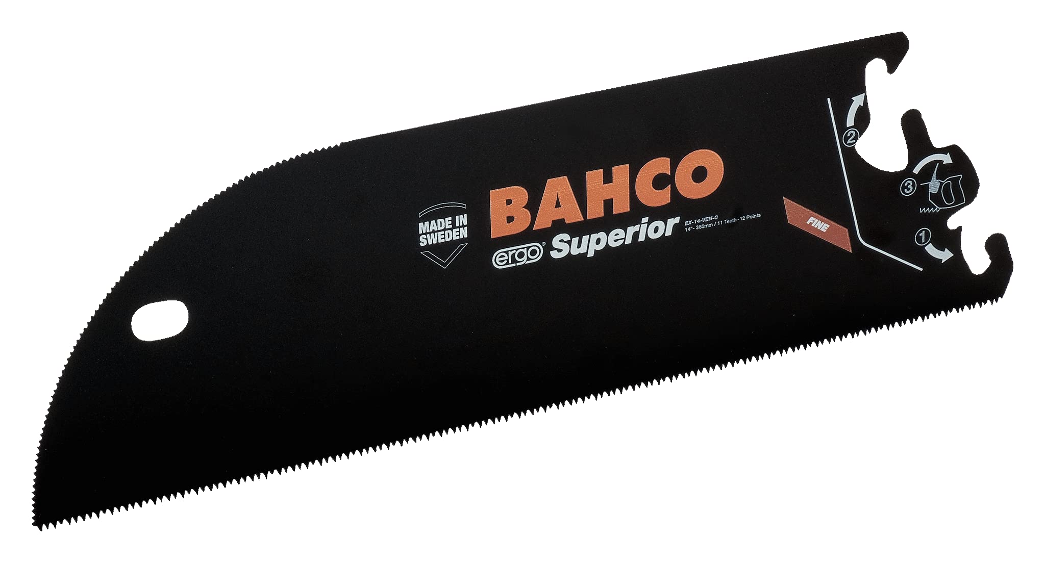 Bahco EX-14-VEN-C 350mm Handsaw System Superior Blade - Black