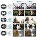 Akinger 10 in 1 Phone Lens Kit 2 Pcs Kaleidoscope Lens+3 Pcs Filters+198 Degree Fisheye Lens+2X Telephoto Lens+0.63x Wide Lens & 15x Macro Lens+CPL Lens for iPhone/Samsung and Other Mobilephone