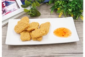 Zzooi Artificial Faux Chicken Nugget Realistic Look Fake Fried Chicken Display Model 3PCS