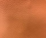 A-Express Grained Faux Leather Fabric 0.8mm Tan 140cm x Half Metre view 3