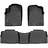 SMARTLINER All Weather Custom Fit Floor Mats 2 Row Liner Set Compatible with 2019-2024 Infiniti QX80