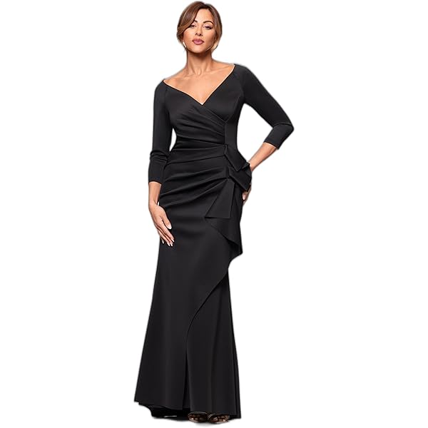 Amazon.com: Adrianna Papell Women's Long Tuxedo Dress