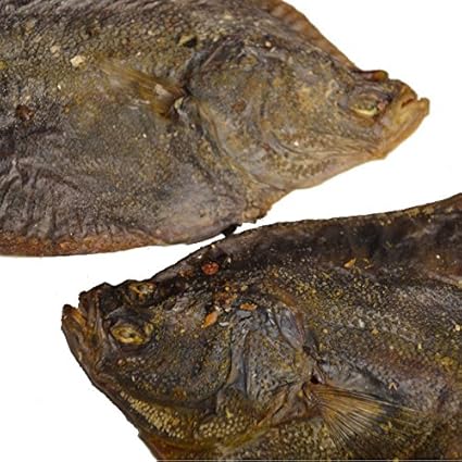 Grobys Futterkiste® Fisch für Hunde getrocknet Flunder ganz als Hundekauartikel