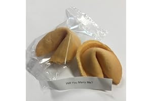 VictoryStore Wedding Proposal: Will You Marry Me? Fortune Cookie With Message Inside (1 Cookie)