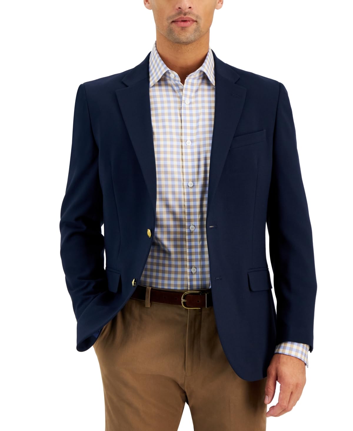 Nautica Mens Modern fit Sport Coat Blazer 38 R Navy