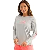 HUK Womens Pursuit Long Sleeve Shirt, Performance Shirt + Sun Protection