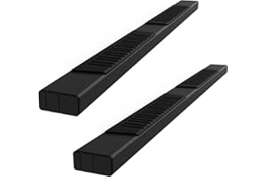 ONINE 6 Inch Black Running Boards Custom Fit 2019-2024 Chevy Silverado/Gmc Sierra 1500 & 2020-2024 Silverado/Sierra 2500/3500HD Crew Cab Aluminum Side Step Nerf bar