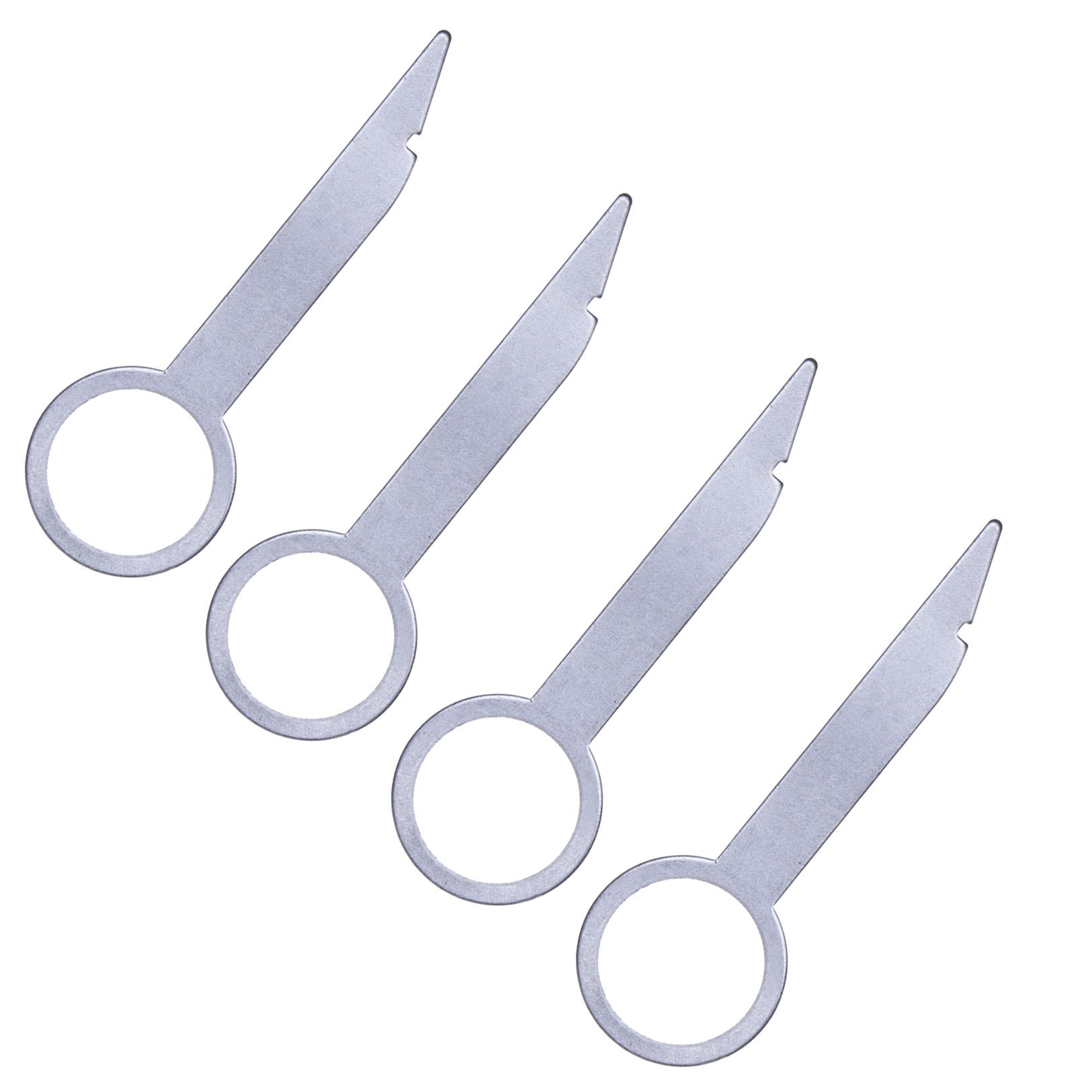 Keple Car Radio Removal Tool Key DIN Release Keys Set for Audi, VW VolksWagen, Mercedes Benz, BMW OEM Head Unit CD Media Player Pins | Universal Pin Stereo Hooks Tools (2 pairs)