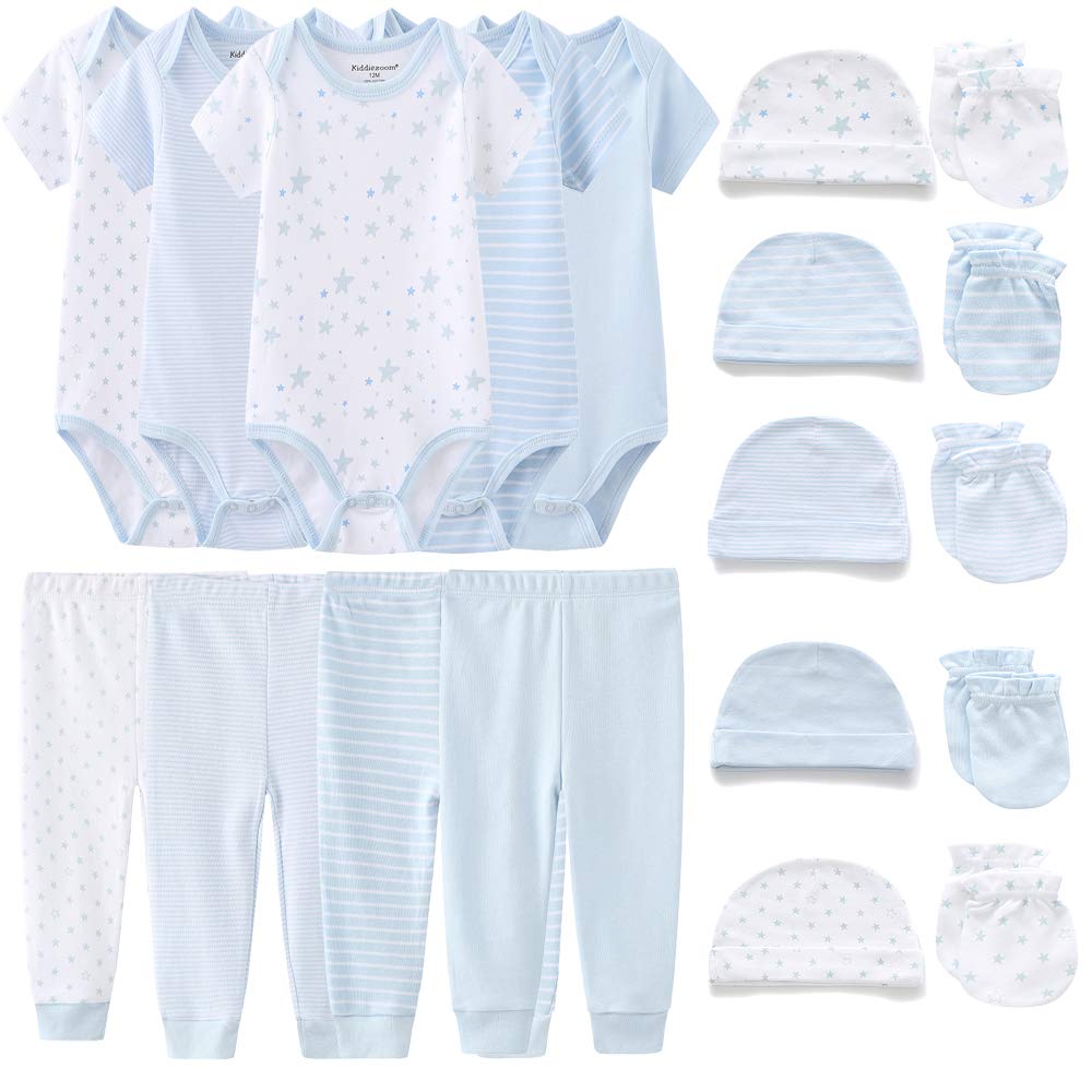 Kiddiezoom Unisex Baby Layette Essentials Giftset Clothing Set 19-Piece For Newborn Baby Image