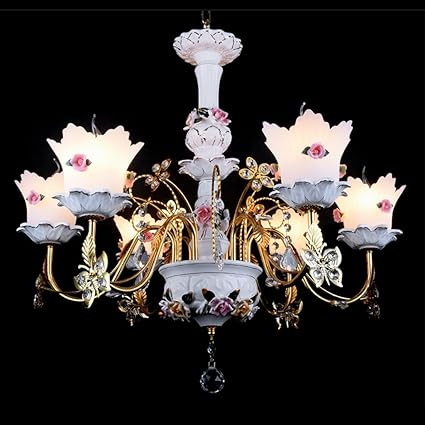 Amazon Com Alus Simple European Crystal Chandelier