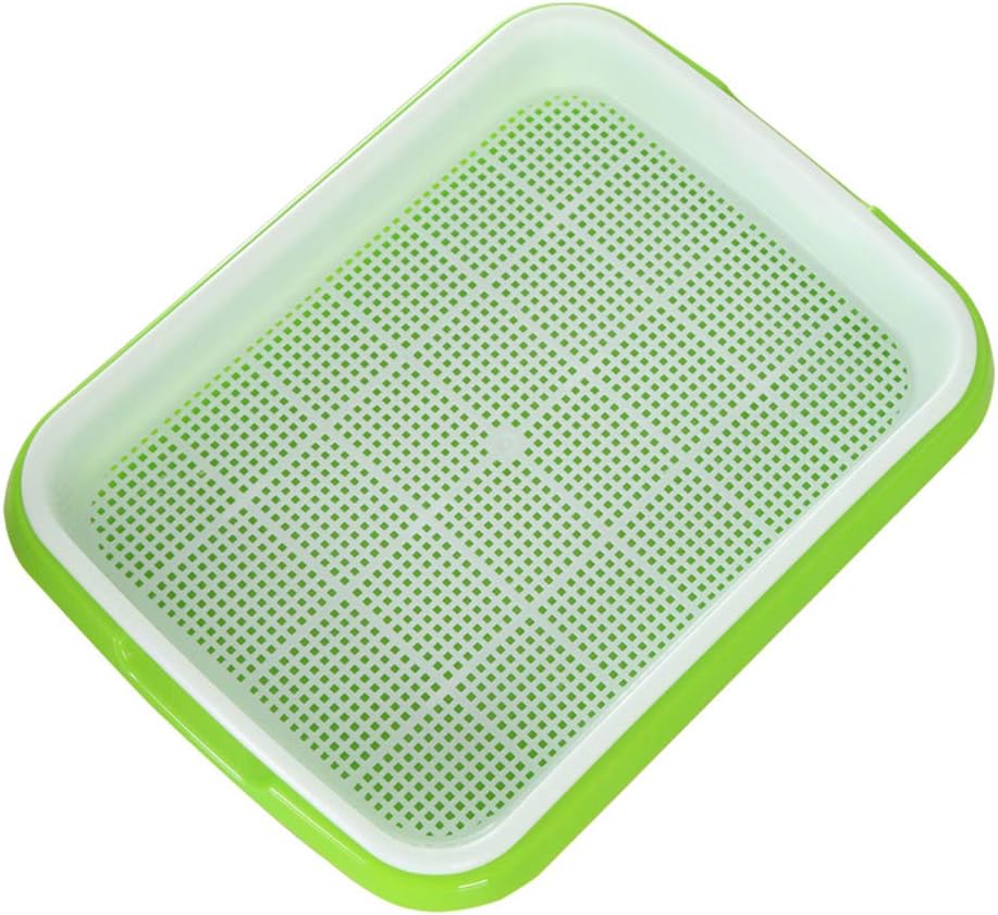 Fxhan Seed Sprouter Tray Plant Germination Trays Double Layer Hydroponics Basket