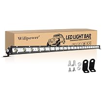 Amazon.com: Willpower 25 inch Single Row led Light bar, Slim 120W ...