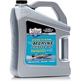 Lucas Oil 10861 Synthetic Blend TC-W3 2-Cycle Marine Oil - 1 Gallon