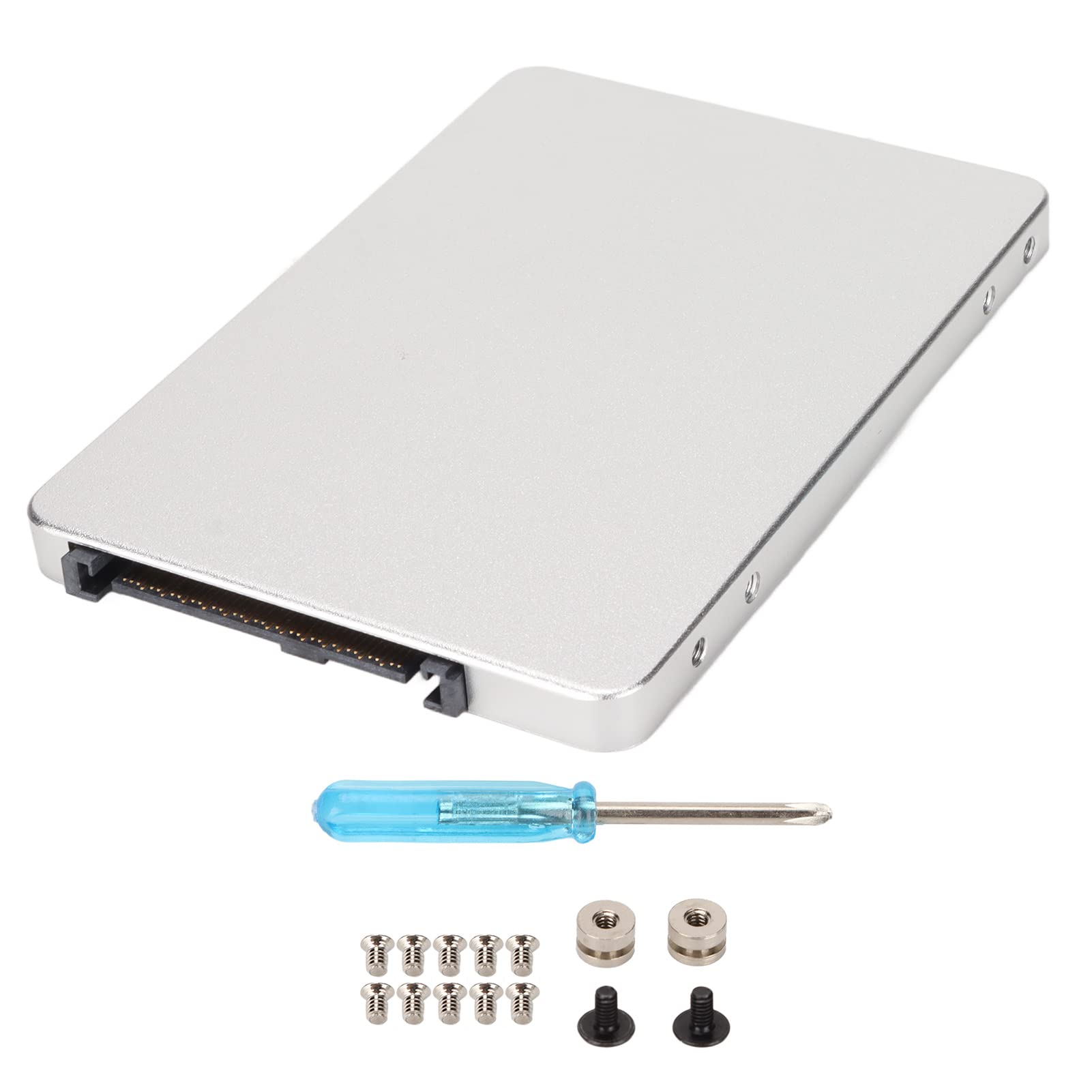 NGFF M Key to M.2 NVME SSD Enclosure Adapter,PCIe4.0 x4 GEN3 SATA 6G U.2 SFF8639 Solid State Drive External Enclosure,2.5 inch SSD Case,Supports NVME SSD and SATA NGFF SSD(PH416BOX 1PCS)