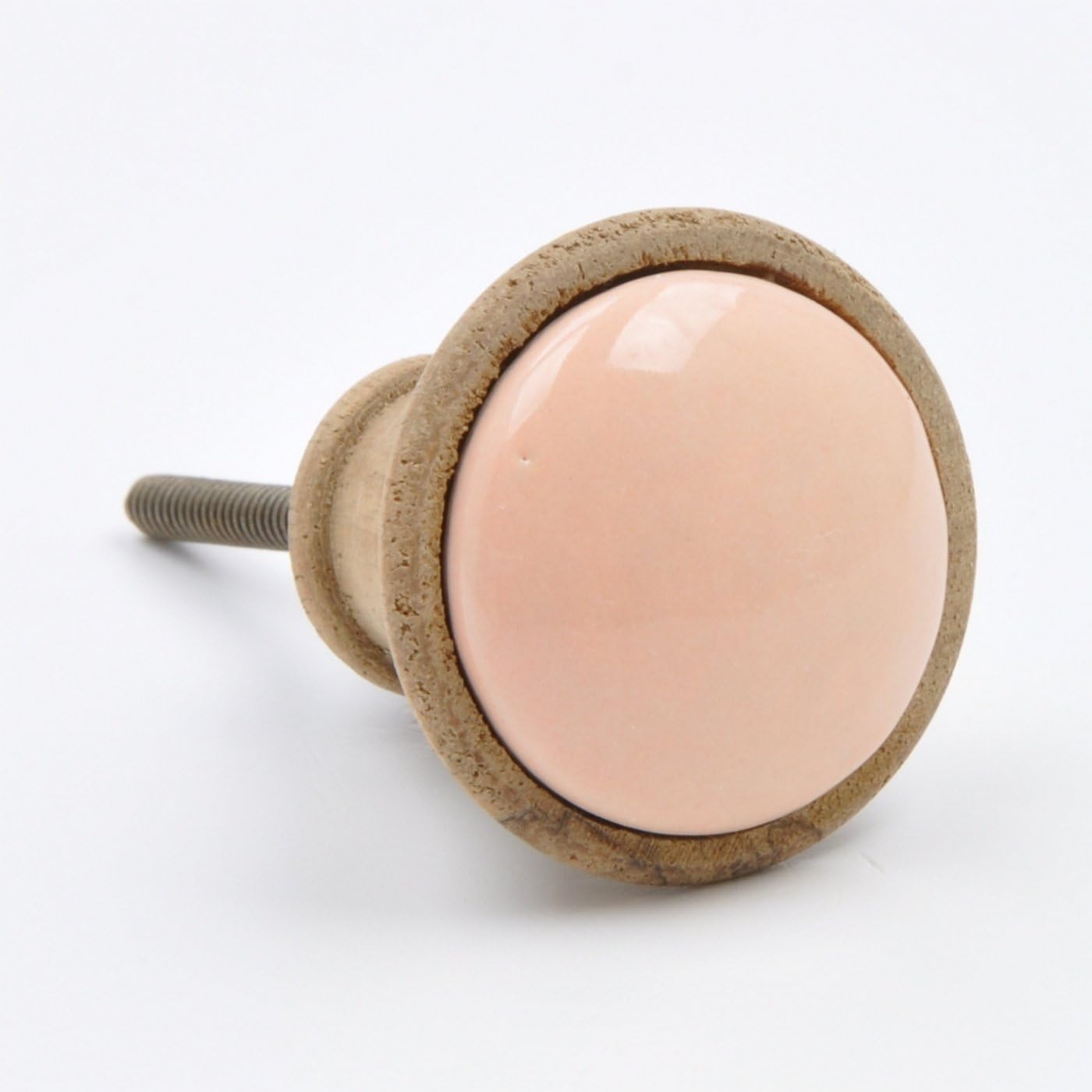 Rose Bois Et Scandinave Céramique Boutons de portes, bouton de placard