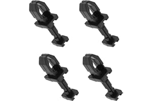 MAEZOE 4 Pack RV Refrigerator Vent Clips for Norcold 617772 Replacement, Quarter Turn Panel Fastener for Camper Fridge Vent, 