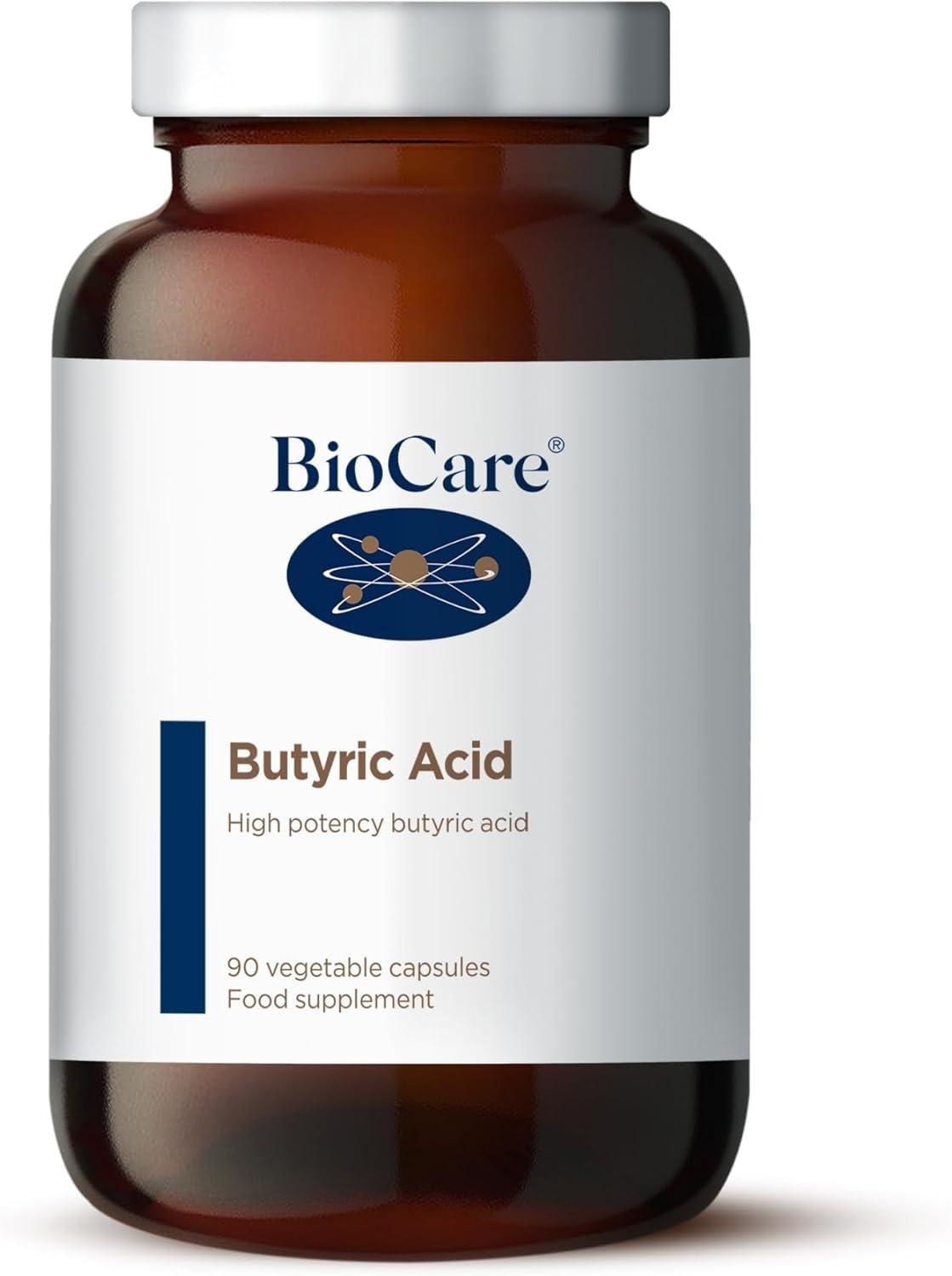 BioCare Butyric Acid - High Strength Supplement - Buffered with Calcium and Magneisum - 90 Capsules