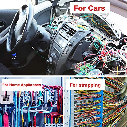 Blasoul Heat-Resistant Interior Wire Loom Harness Tape, Advanced High Heat Harness Tape, Fuzzy Fleece Insulation Tape for Auto Toyota Mercedes BMW VW Audi Electrical Wrap 0.75 inch × 50 Ft (6 Rolls) - Thumbnail 5