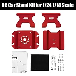 INJORA Aluminum 80g RC Car Stand with Shock Holder