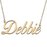 HUAN XUN Customized Custom Simple Any Name Necklace