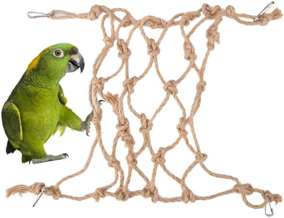 Parrot Rope Hammock Swing Toy